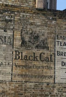 Black Cat wall art detail